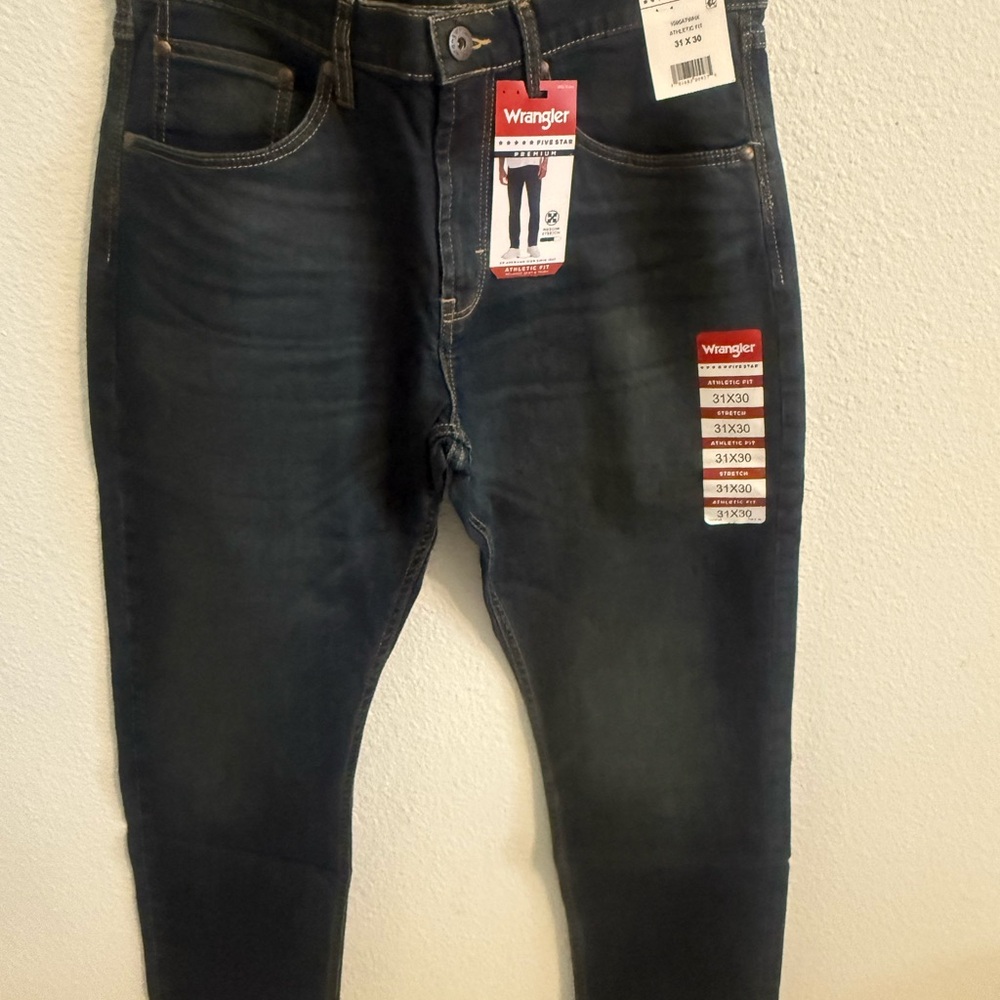 Five Star Men's Dark Blue Slim Jeans